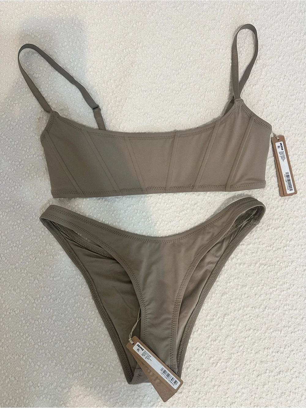 NWT SKIMS Corset Bikini Top (S) and Cheeky Tanga (XS) - Picture 1 of 3